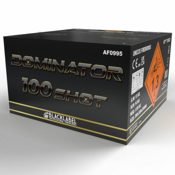 dominator by black label fireworks, available at Paul's Fireworks