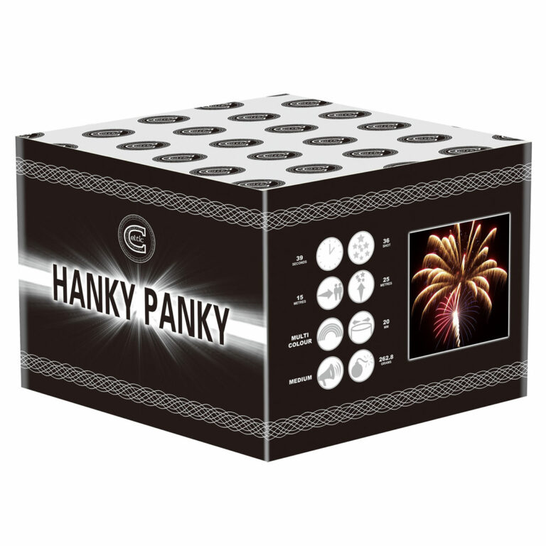 hanky panky by celtic fireworks, available at Paul's fireworks