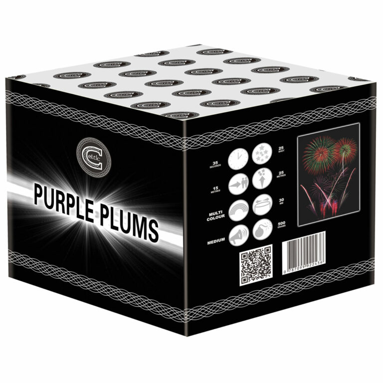 purple plums by celtic fireworks available at Paul's fireworks